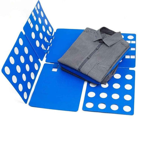 Large Adult T-Shirts Folding Board Fast Clothes Folder Board Organizer - Blue