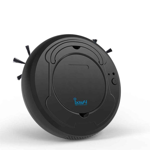 OB8 Rechargeable Smart Robot Vacuum Cleaner 3 In 1 Floor Sweeping Household Cleaning Machine - Black