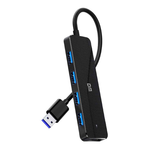 DM CHB090 4 Ports USB 3.2 Hub High Speed 5Gbps Data Transfer Expansion Dock with Type C Power Delivery