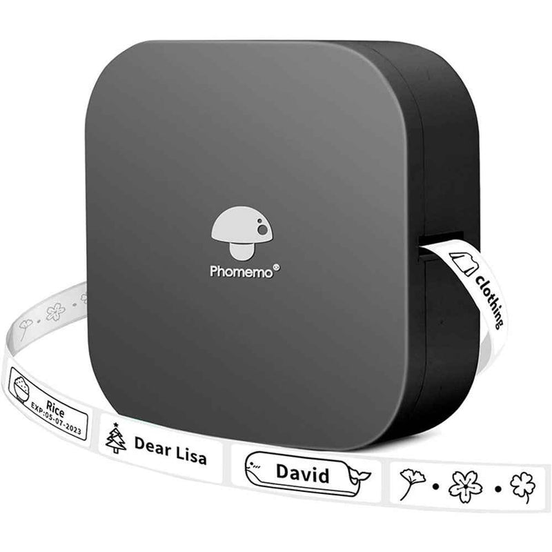 PHOMEMO Q30 Wireless Label Printer Mini Printer Pocket Thermal Label Maker - Black