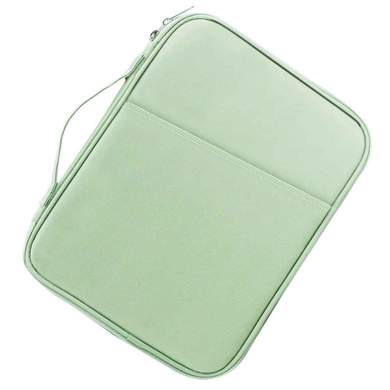 ND13 12.9-13 inch Laptop Pouch 180 Degree Opening Anti-scratch Tablet Handbag - Green