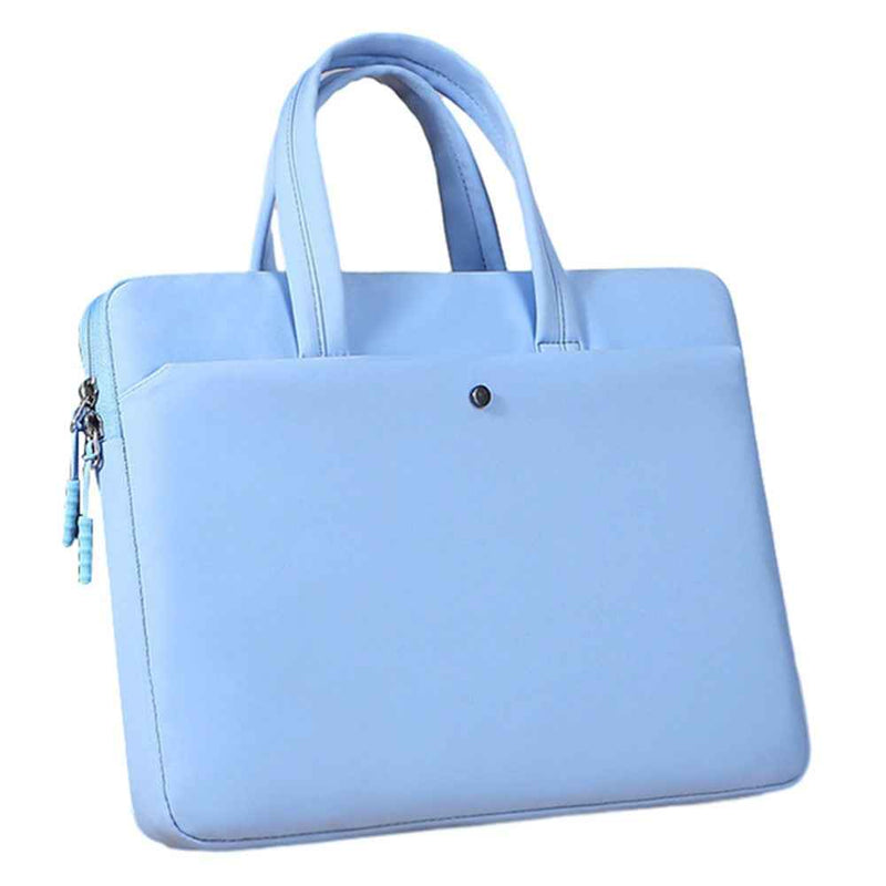 C81-13-13.3 inch Laptop Case Portable Notebook Bag with Plush Lining Businees Storage Bag - Blue