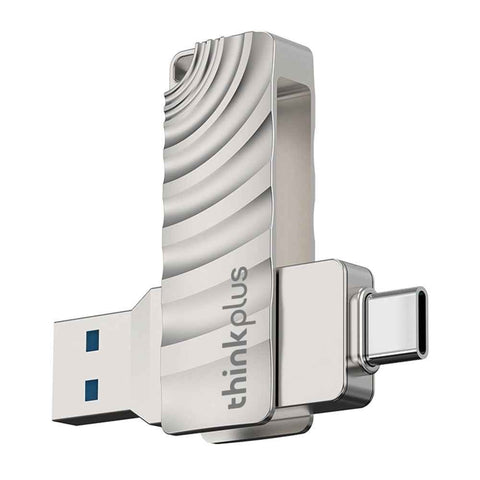 LENOVO THINKPLUS MU232 128GB for iPhone 15 Series USB Flash Drive USB 3.2 + Type-C Memory Stick Thumb Drive