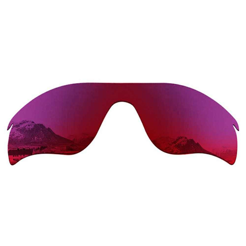 1Pair Replacement Lenses for Oakley Radar Lock Path Sunglasses Lens Part - Black Red