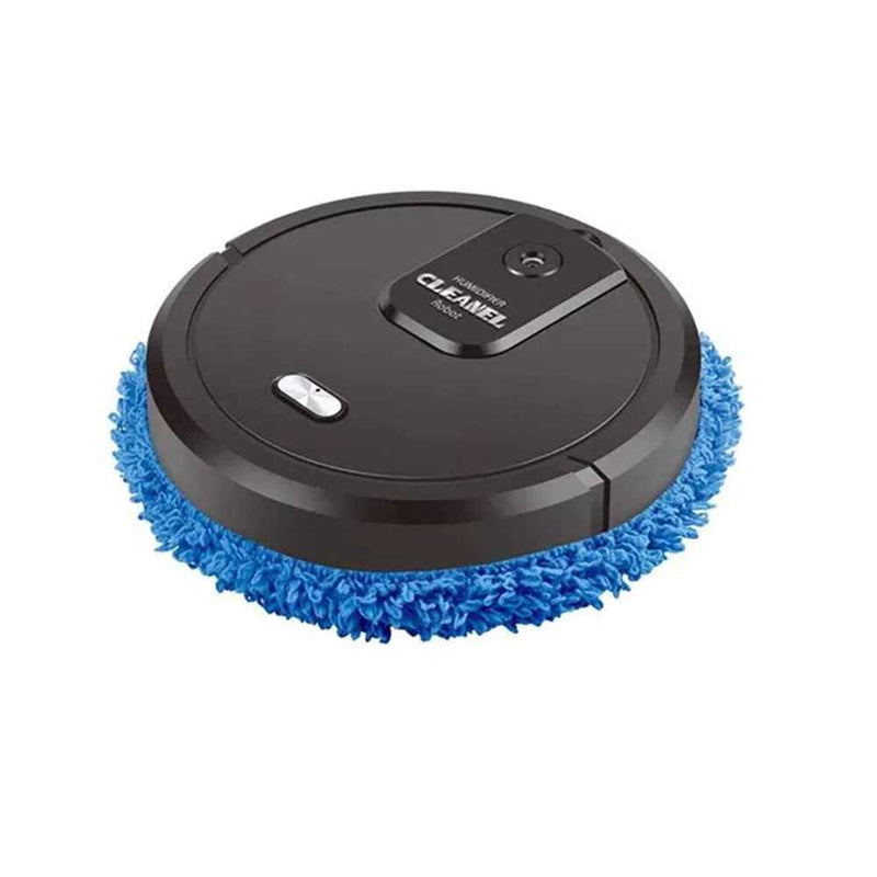K555 Mop Cleaner Rechargeable Intelligent Sweep Vacuum Cleaner Humidifying Spray Robot Cleaner - Black