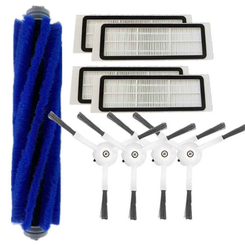 1PC Main Brush + 4PCS Filters + 4PCS Side Brush Kit for Robo Rock S5 S6 Xiaowa E2 E3 E4 Xiaomi 1 1S Vacuum Cleaner