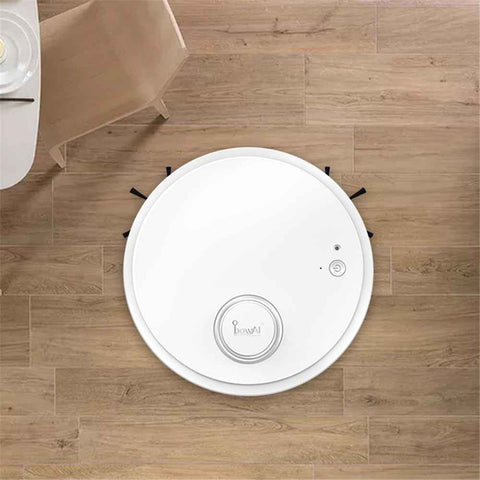 OB12 3-In-1 Smart Sweeping Vacuum Cleaner Robot Rechargeable Floor Sweeper with UV Light - White