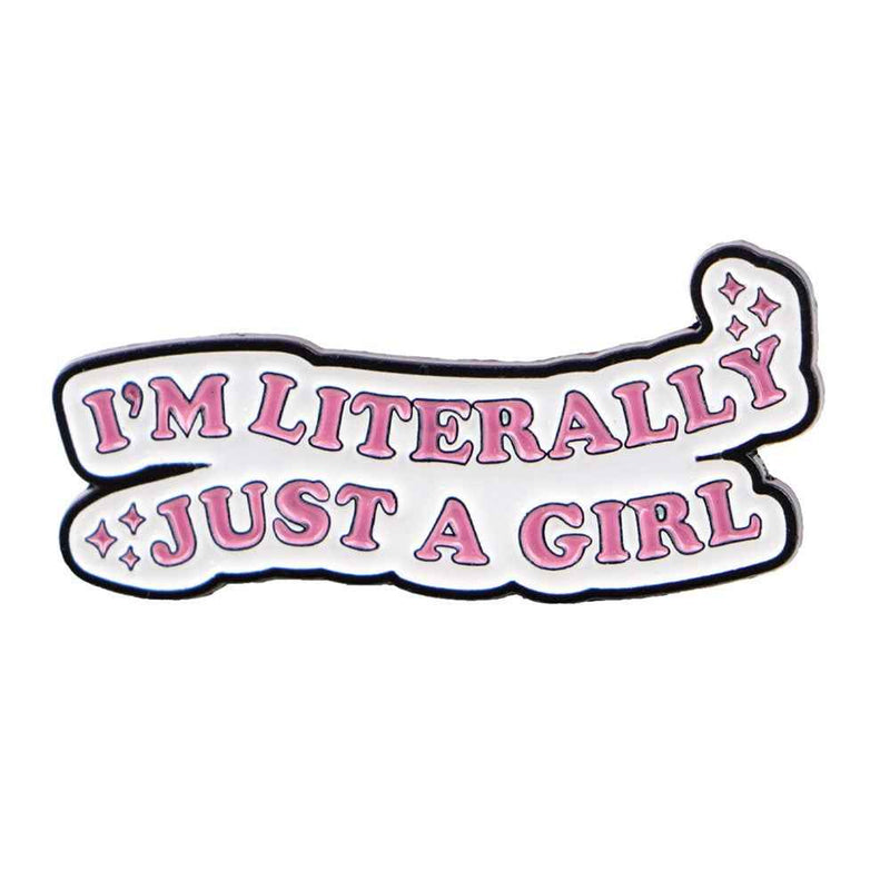 Humorous Quotes Enamel Pin Badge Zinc Alloy Brooch Pin Clothing Backpack Accessory