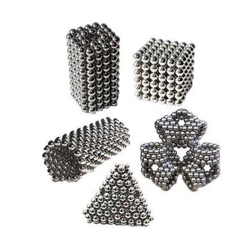 3mm 216Balls/Set Sliver Magnetic Balls BuckyBalls DIY Toy Neodymium Magnet Spheres Neo Cube