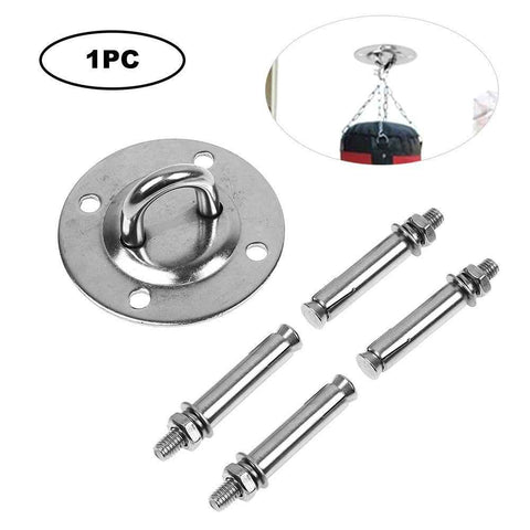 Hammock Sandbag Hanging Kit Anchor Point U-Shaped Hook Stainless Multi-Purpose Heavy Duty Fixed Disc for Swing