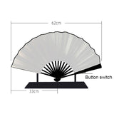 00021-LED-Prom-Lighting-Folding-Fan-Bar-Colorful-Atmosphere-Group-Props,-Color:-White