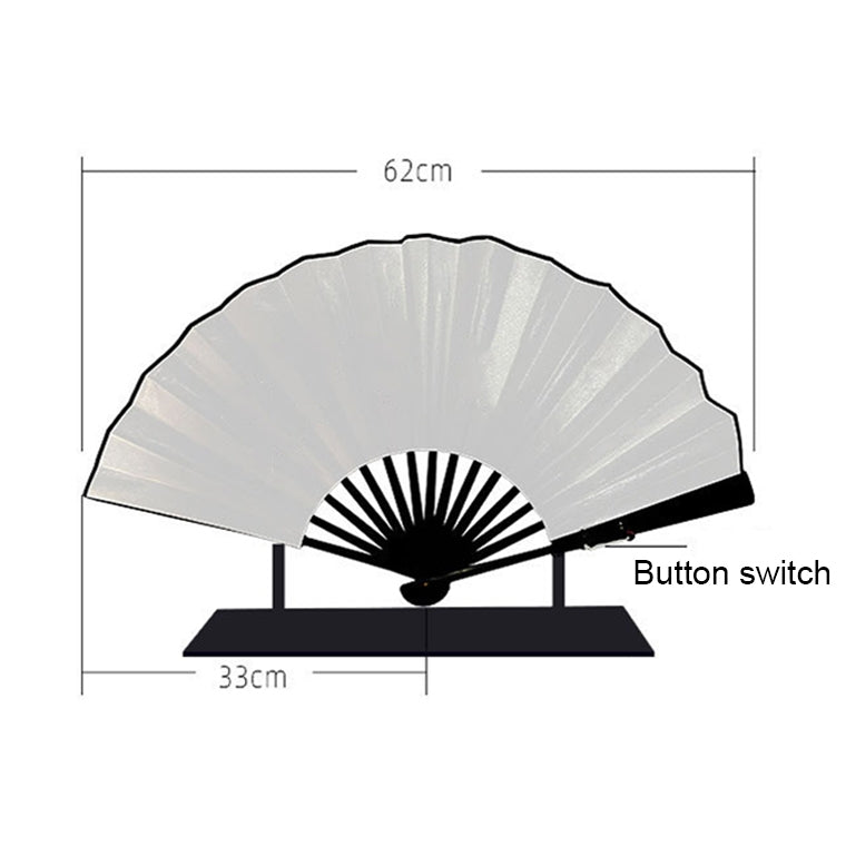 00021-LED-Prom-Lighting-Folding-Fan-Bar-Colorful-Atmosphere-Group-Props,-Color:-White