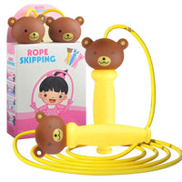 JY1028 Cartoon Animal Design Kids Jump Rope Exercise Workout PVC Skipping Rope - Bear