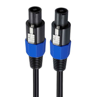 JUNSUNMAY 6FT Speakon Male to Male Cable Audio Amplifier Speaker Wire with Twist Lock