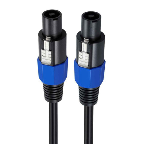 JUNSUNMAY 6FT Speakon Male to Male Cable Audio Amplifier Speaker Wire with Twist Lock