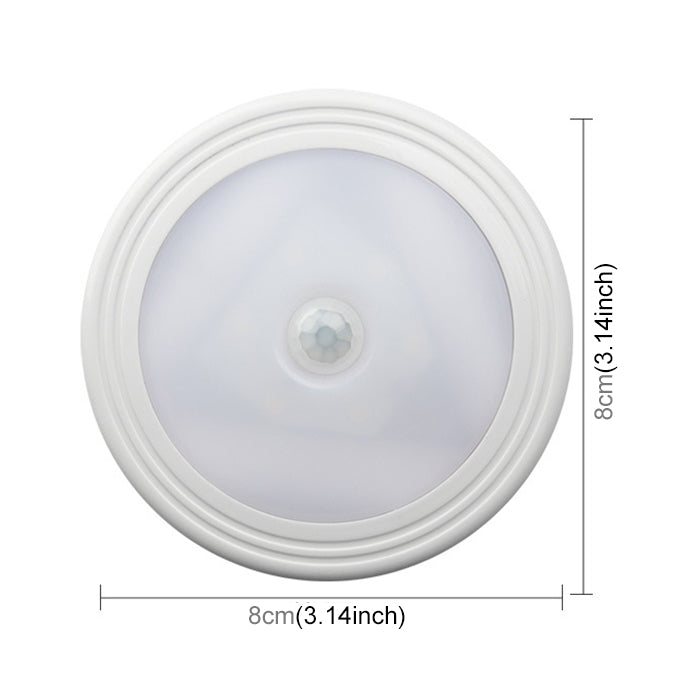0.3W-White-Light-Round-Shape-LED-PIR-Sensor-Light-,-6-LEDs-30-LM-SMD-3528-for-Cabinets