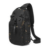 OZUKO 9844 Tactical Chest Bag Waterproof Oxford Cloth Geometric Design Crossbody Bag for Outdoor Sports - Camouflage