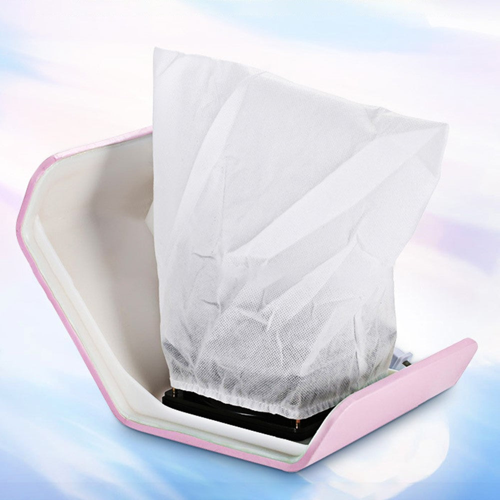 238DZ 10Pcs Non-Woven Nail Dust Suction Collector Bag Manicure Vacuum Cleaner Dust Bag