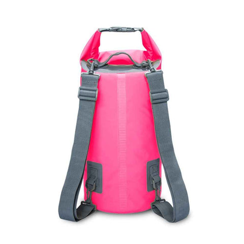 30L Outdoor Waterproof Dry Bag Bucket Kayaking Rafting Beach Backpack - Rose