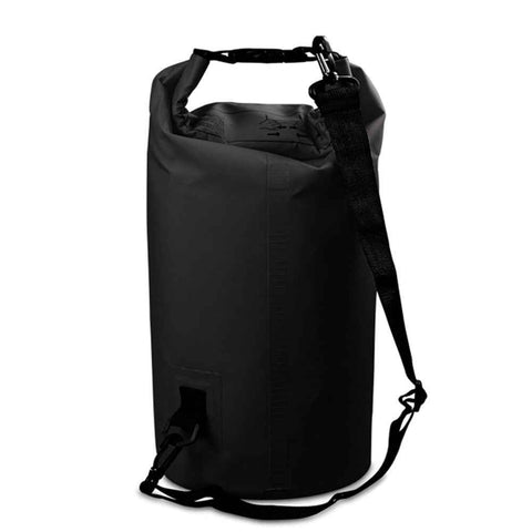 15L Outdoor Waterproof Swimming Bag Bucket Lightweight Floating Dry Sack - Black