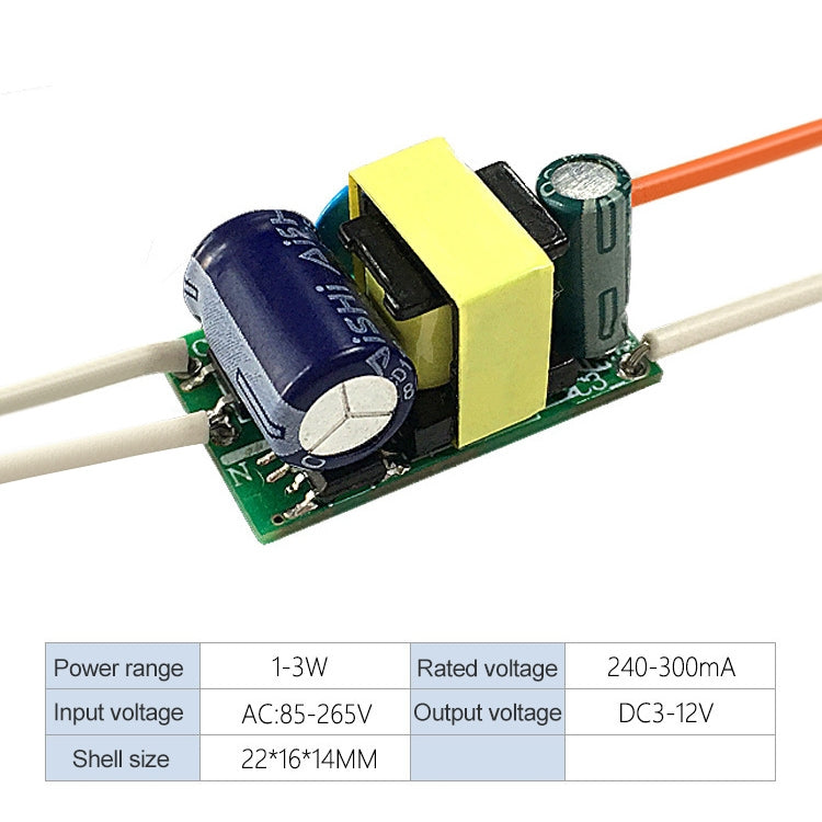 1-3W-LED-Driver-Adapter-Isolated-Power-Supply-AC-85-265V-to-DC-3-12V