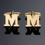 1-pair-gold-letters-A-Z-name-Cufflinks-men-French-shirt-Cufflinks(M)