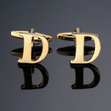 1-pair-gold-letters-A-Z-name-Cufflinks-men-French-shirt-Cufflinks(M)