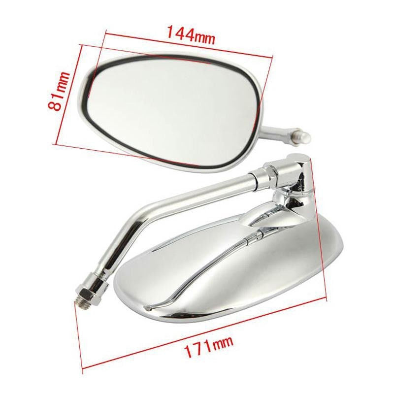 1-Pairs-Motorcycle-Electric-Car-Accessories-Iron-Rod-Plating-Mirror-Rearview-Mirror