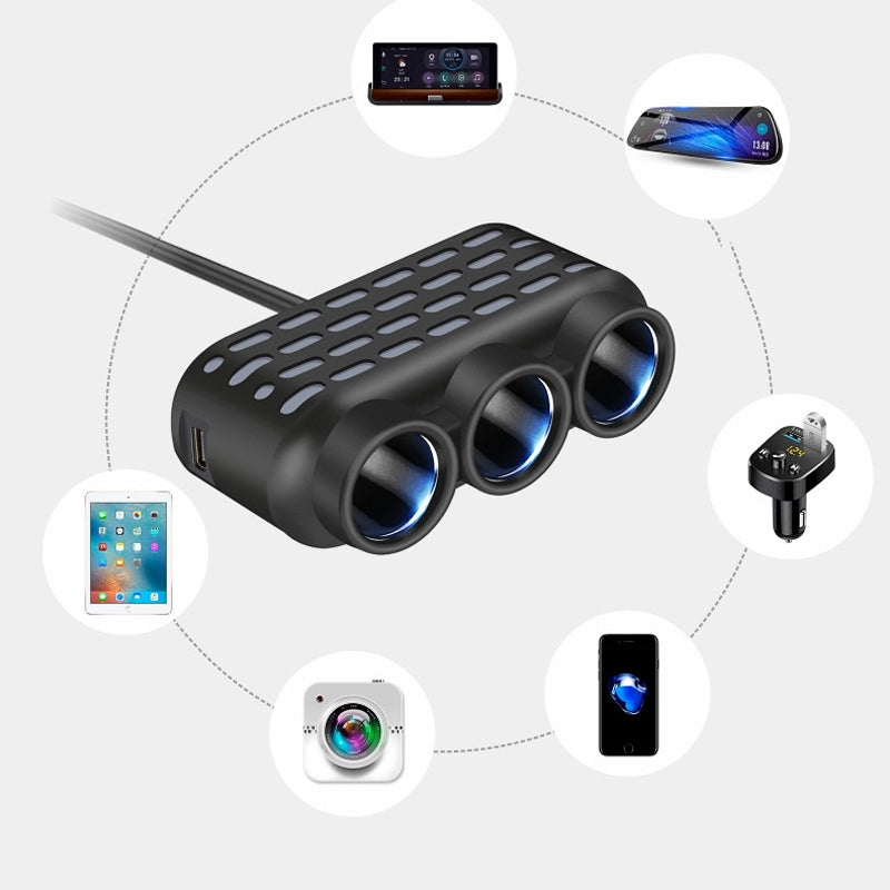 1-To-3-12V/24V-Car-Cigarette-Lighter-Charger-Multi-function-Seven-color-Light(120W)