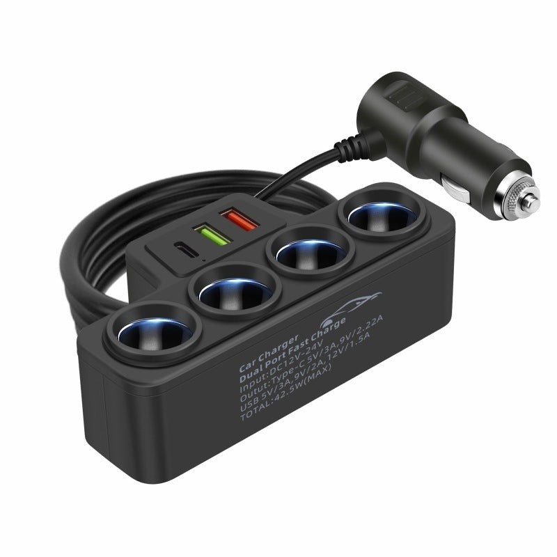 1-to-4-Q3.0-Car-Cigarette-Lighter-Fast-Charging-120W-Car-Conversion-Plug(BY-1369)
