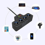 1-to-4-Q3.0-Car-Cigarette-Lighter-Fast-Charging-120W-Car-Conversion-Plug(BY-1369)