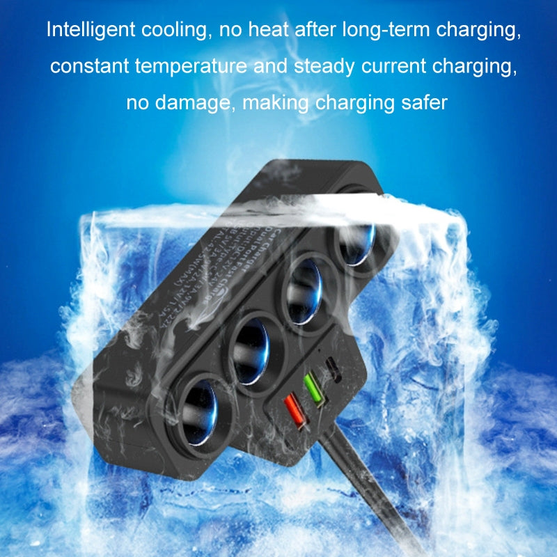 1-to-4-Q3.0-Car-Cigarette-Lighter-Fast-Charging-120W-Car-Conversion-Plug(BY-1369)