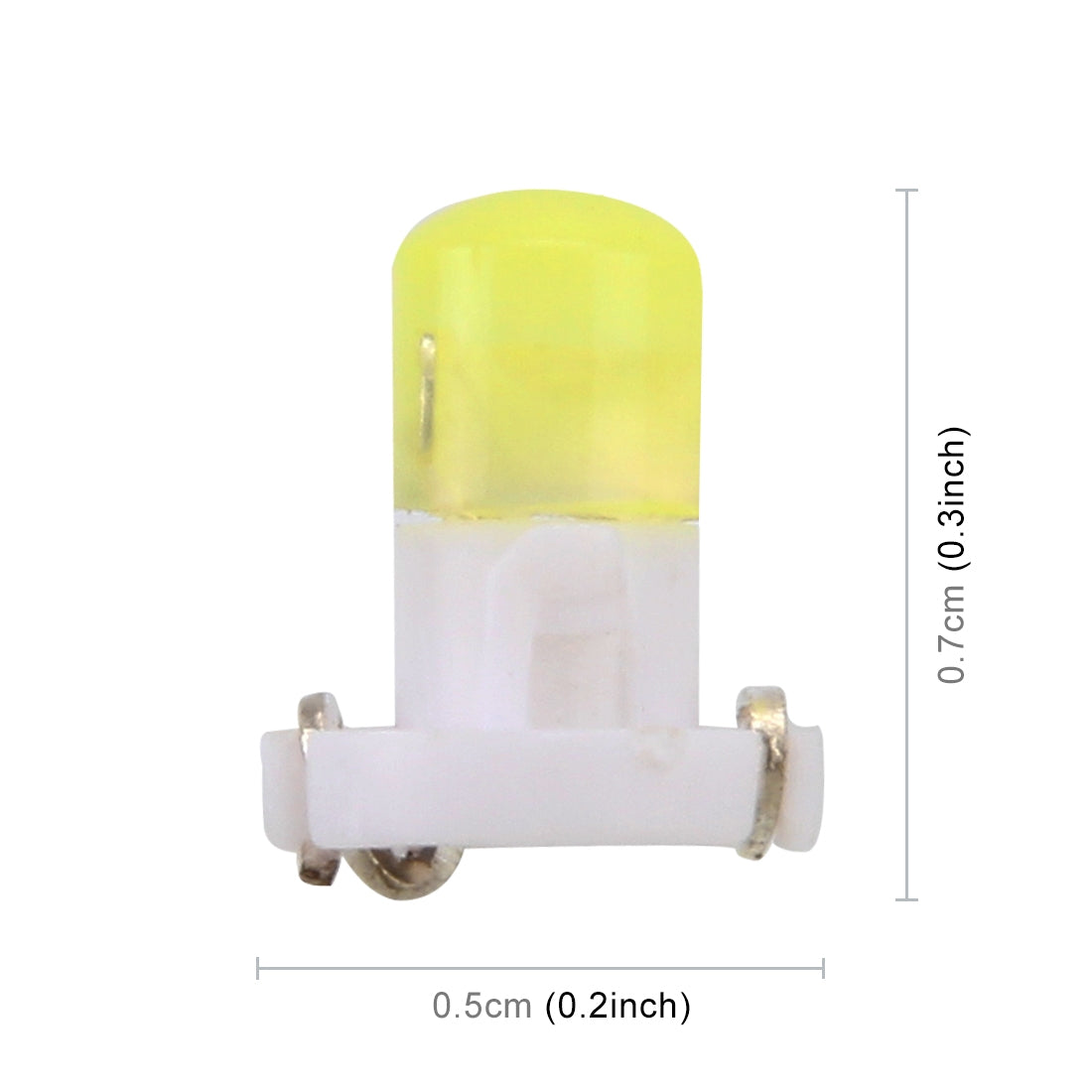10-PCS-2W-T3-Wedge-Instrument-Panel-LED-Light-Dashboard-Gauge-Cluster-Indicator-Lamp-Bulb(White-Light)