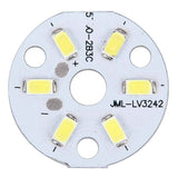 10-PCS-3W-SMD-5730-Aluminum-Base-Light-Panel,-6-LEDs-270-LM-3000-6500K,-Diameter:-32mm