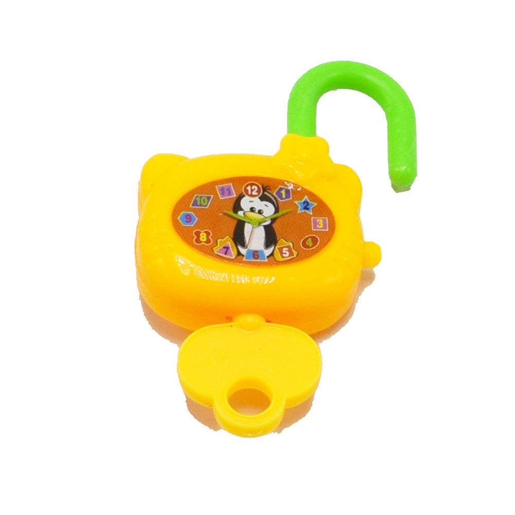 10-PCS-Colorful-Plastic-Cartoon-Toy-Lock-for-Kids-with-Keys-Birthday-Toy,-Random-Color-Delivery