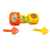 10-PCS-Colorful-Plastic-Cartoon-Toy-Lock-for-Kids-with-Keys-Birthday-Toy,-Random-Color-Delivery