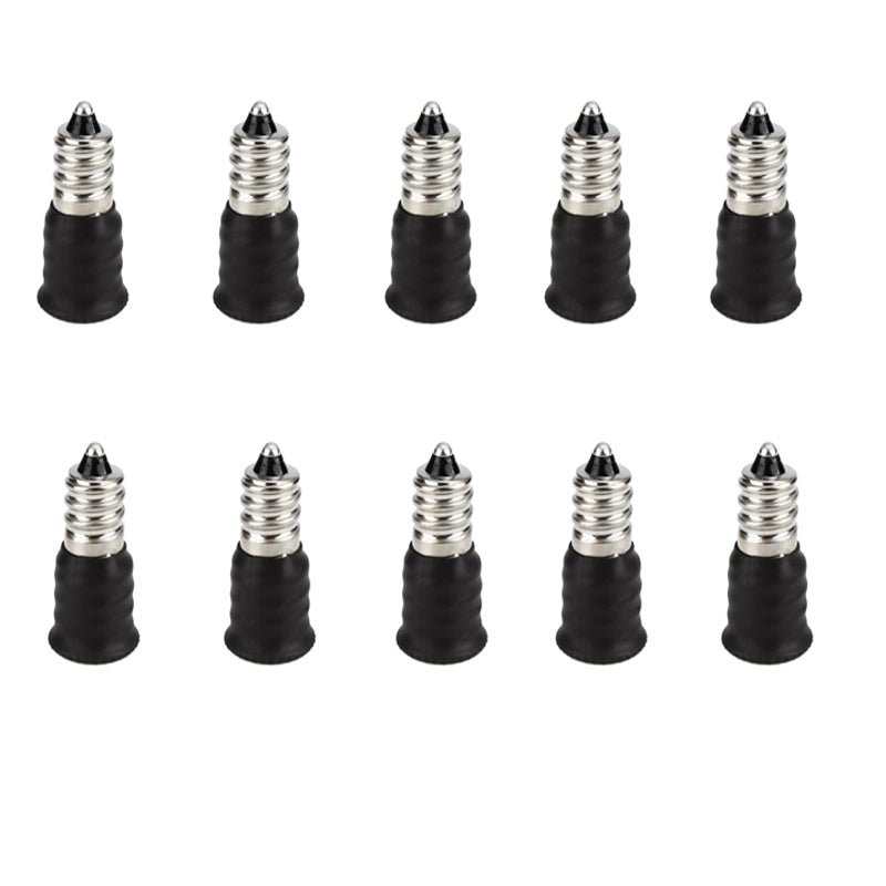 LED-Light-Socket-Adapter,-E12-to-E14-Converter,-10-Piece-Set,-White