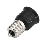 LED-Light-Socket-Adapter,-E12-to-E14-Converter,-10-Piece-Set,-White
