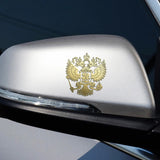 10-PCS-PITREW-Coat-of-Arms-of-Russia-Emblem-Nickel-Metal-Car-Stickers-Decals(Gold)