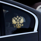 10-PCS-PITREW-Coat-of-Arms-of-Russia-Emblem-Nickel-Metal-Car-Stickers-Decals(Gold)