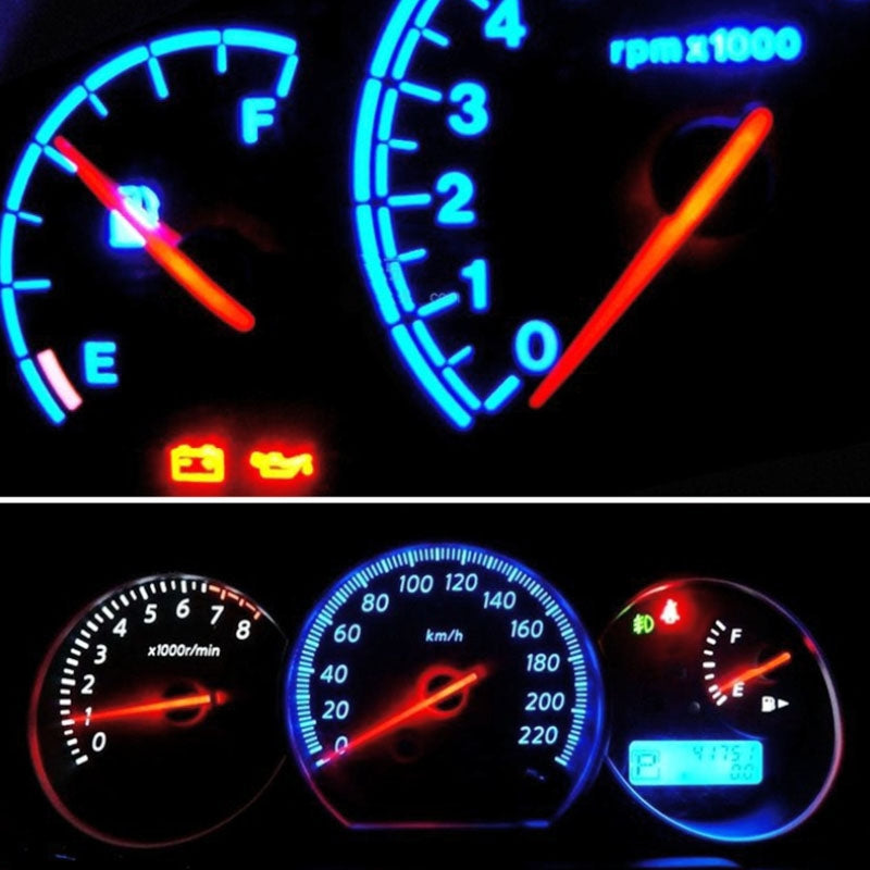 10-PCS-T8.5-5050-Led-1-SMD-Car-Gauge-Dash-Bulb-Dashboard-Instrument-Light-Wedge-Interior-Lamp(White)