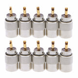 10-PCS-UHF-Connector-Plugs-PL-259-Male-Solder-for-RG8X-Coaxial-Cable