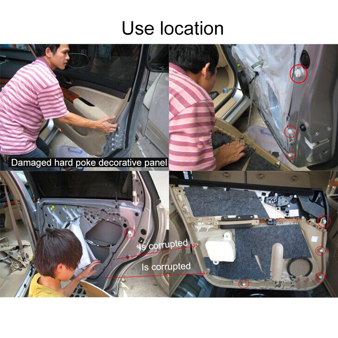 100-PCS-Universal-Car-Door-Panel-Clips