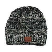 Knit Bluetooth-compatible Hat with Speaker and Noise Reduction Mic - Grey
