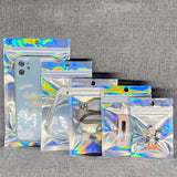 100PCS-Laser-Self-sealing-Packaging-Bag-Data-Line-Aluminum-Foil-Plastic-Bag-,-Size:-10x13cm