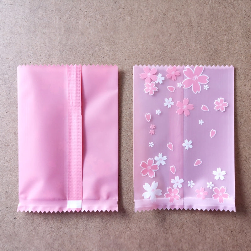 100pcs-/Pack-5.5x8.5cm-Baking-Packaging-Frosted-Machine-Sealed-Bags-Cherry-Blossom-Pattern-Cookie-Bags