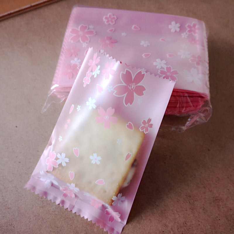 100pcs-/Pack-5.5x8.5cm-Baking-Packaging-Frosted-Machine-Sealed-Bags-Cherry-Blossom-Pattern-Cookie-Bags
