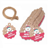 100pcs-/-Pack-Christmas-Kraft-Paper-Tag-Gift-Wrap-Card-Set(L-28)