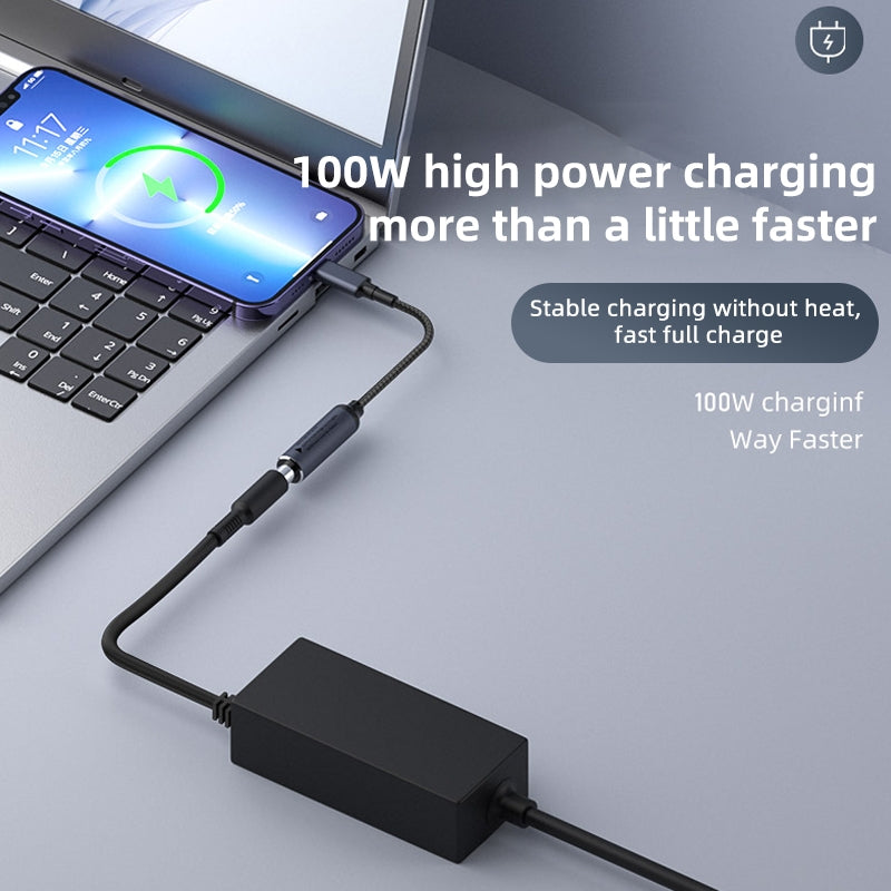 100W-Big-Square-USB-Female-to-USB-C-/-Type-C-Male-Computer-Charging-Adapter-For-Lenovo-Thinkpad/ThinkBook/Xiaoxin