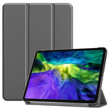PU-Leather-Cover-for-iPad-Pro-11-inch-(2022)/(2021)/(2020)/(2018)-Tri-fold-Stand-Smart-Case-Grey